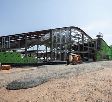 Photo of building under construction. Links to Gifts from Retirement Plans